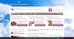 Desktop Screenshot of funeralflowers.it