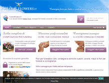 Tablet Screenshot of funeralflowers.it